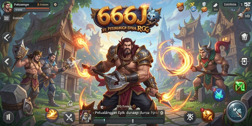 Gameplay RPG yang seru dan mendebarkan di 666J.