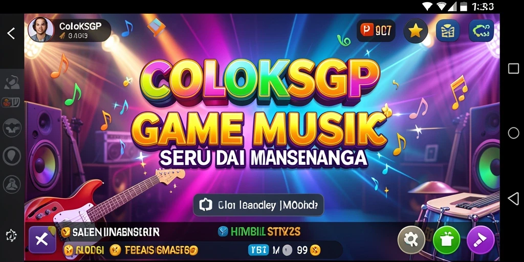Screenshot gameplay COLOKSGP yang menunjukkan keseruan permainan musik.