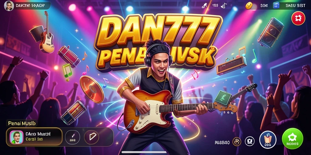Tangkapan layar gameplay menunjukkan pengalaman bermain musik yang mengasyikkan.