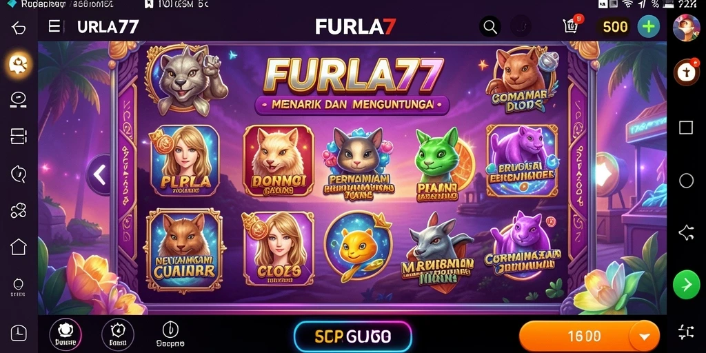 Tampilan menarik dalam permainan Slot FURLA77 yang mengasyikkan.