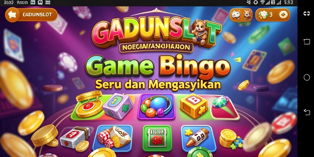 Tampilan seru gameplay GADUNSLOT dalam permainan Bingo.
