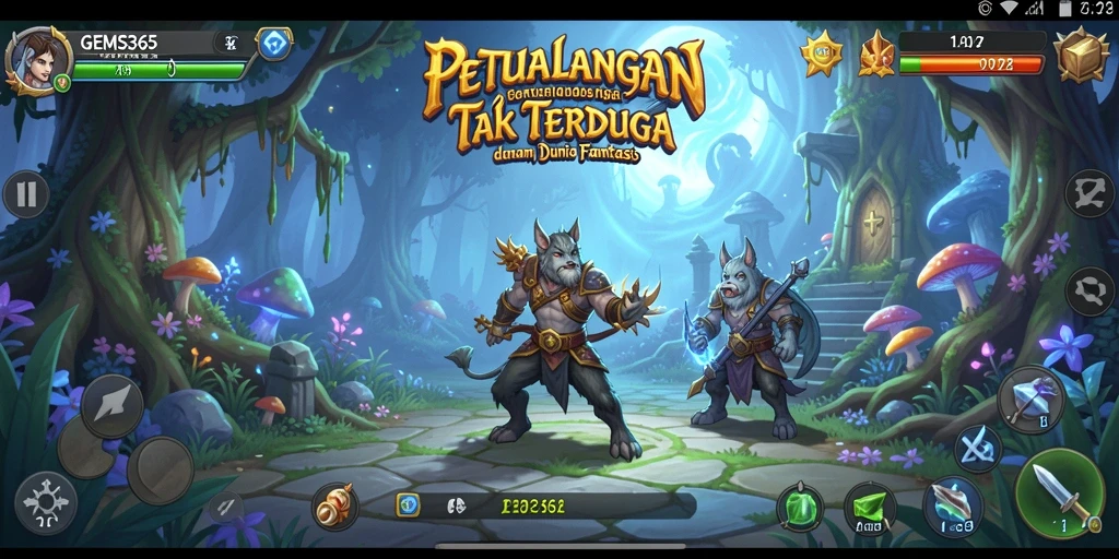 Gameplay seru dengan berbagai tantangan di GEMS365.