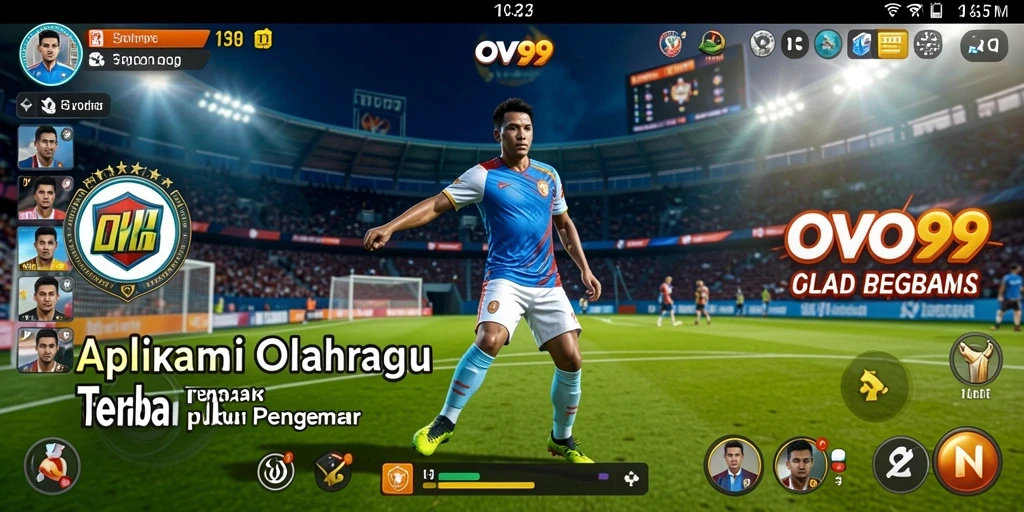 Tampilan gameplay OVO99 yang menarik dengan elemen kompetisi olahraga.