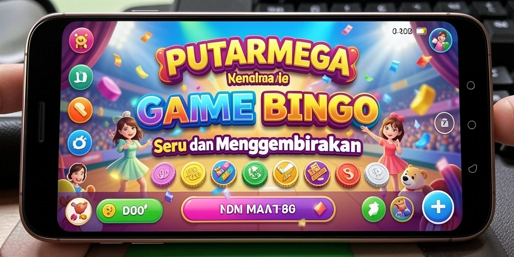 Tampilan gameplay PUTARMEGA yang seru dan menegangkan.