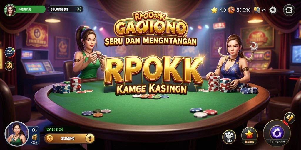 Tampilan gameplay Kasino RPOK yang menghibur dan menarik.