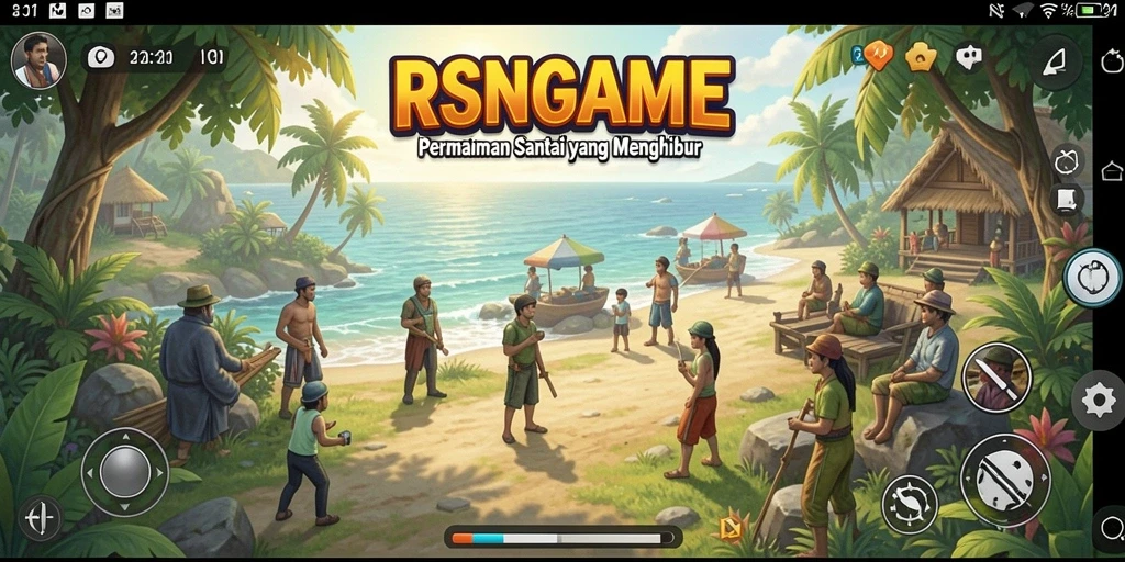 Screenshot gameplay RSNGAME yang menampilkan tantangan seru dan grafis menarik.