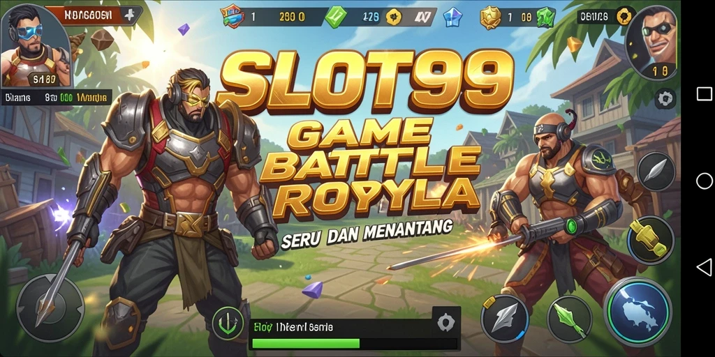 Tangkapan layar dari gameplay <strong>SLOT99</strong> yang menampilkan aksi seru Battle Royale.