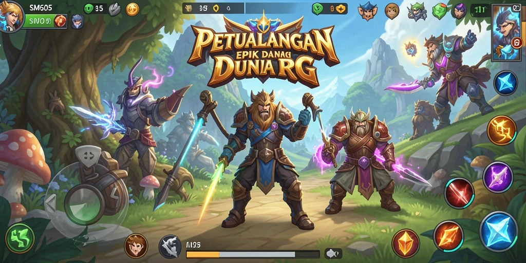Tampilan gameplay <strong>SM605</strong> yang menegangkan dengan pertempuran epik.